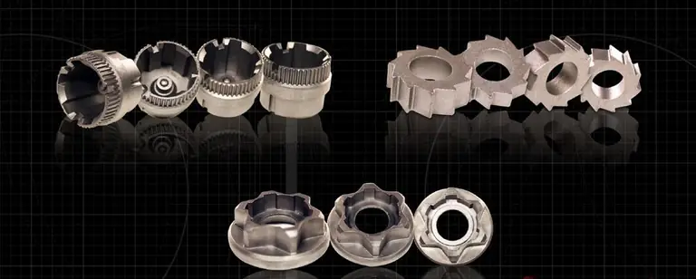 Peças fundidas em ferro: engrenagens e coroas dentadas